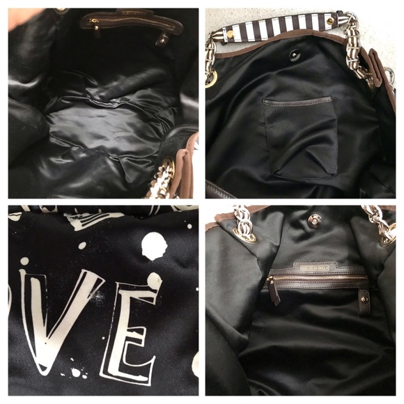 HENRI BENDEL Izak Girl/NY/Love Satin Tote - Picture 8 of 8